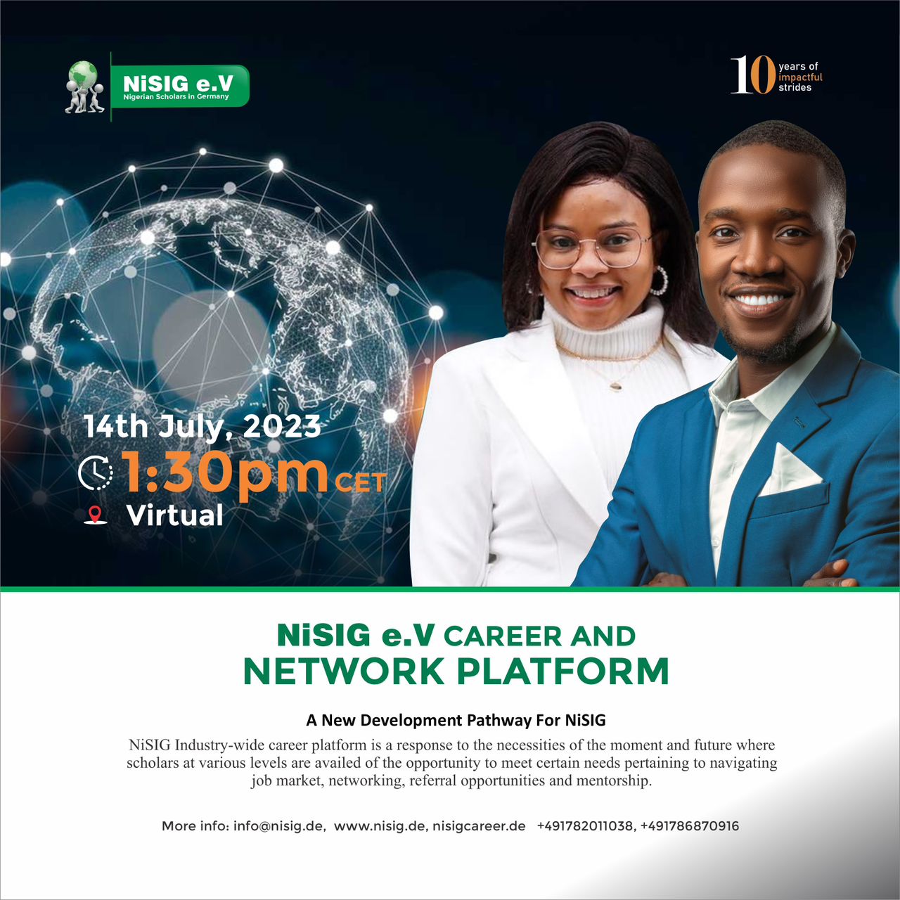 NiSIG e.V Career and Network Platform Launch